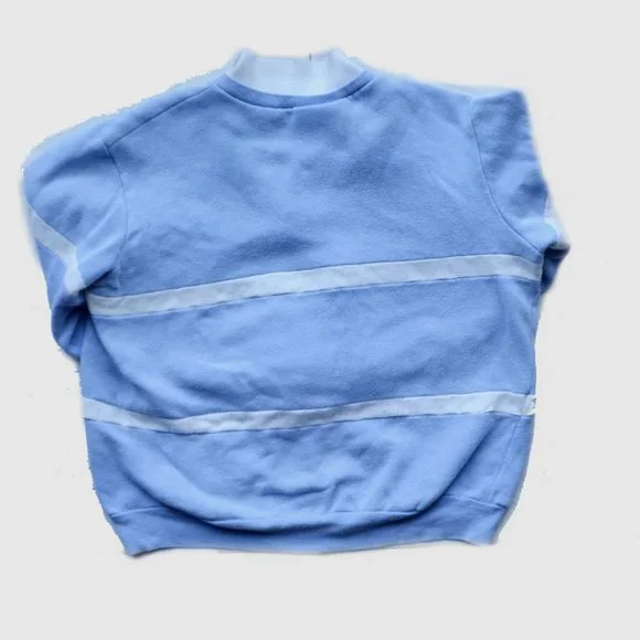 vintage 80s nutmeg mills collared unc tarheels pullover sweatshirt - Picture 2 of 4